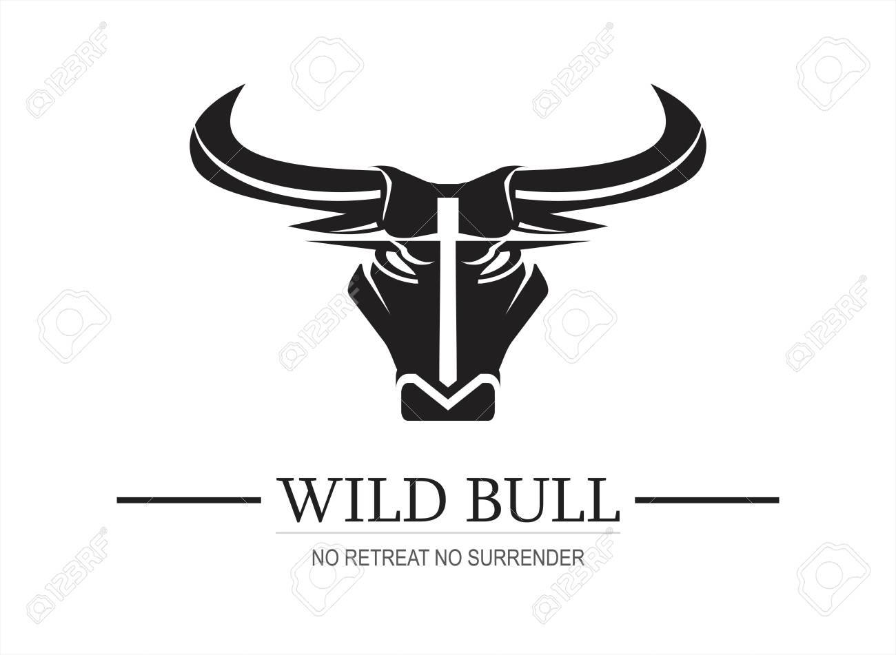 Artistic Tribal Bull Head Vector Illustration. Royalty Free SVG, Cliparts,  Vectors, and Stock Illustration. Image 96062783.
