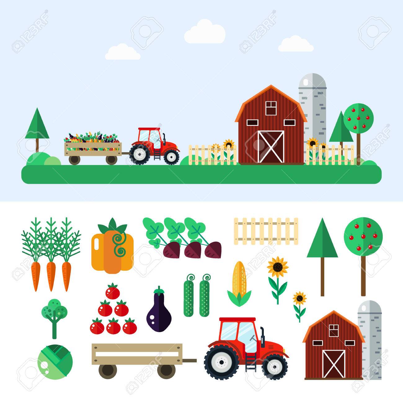 tractor farm set