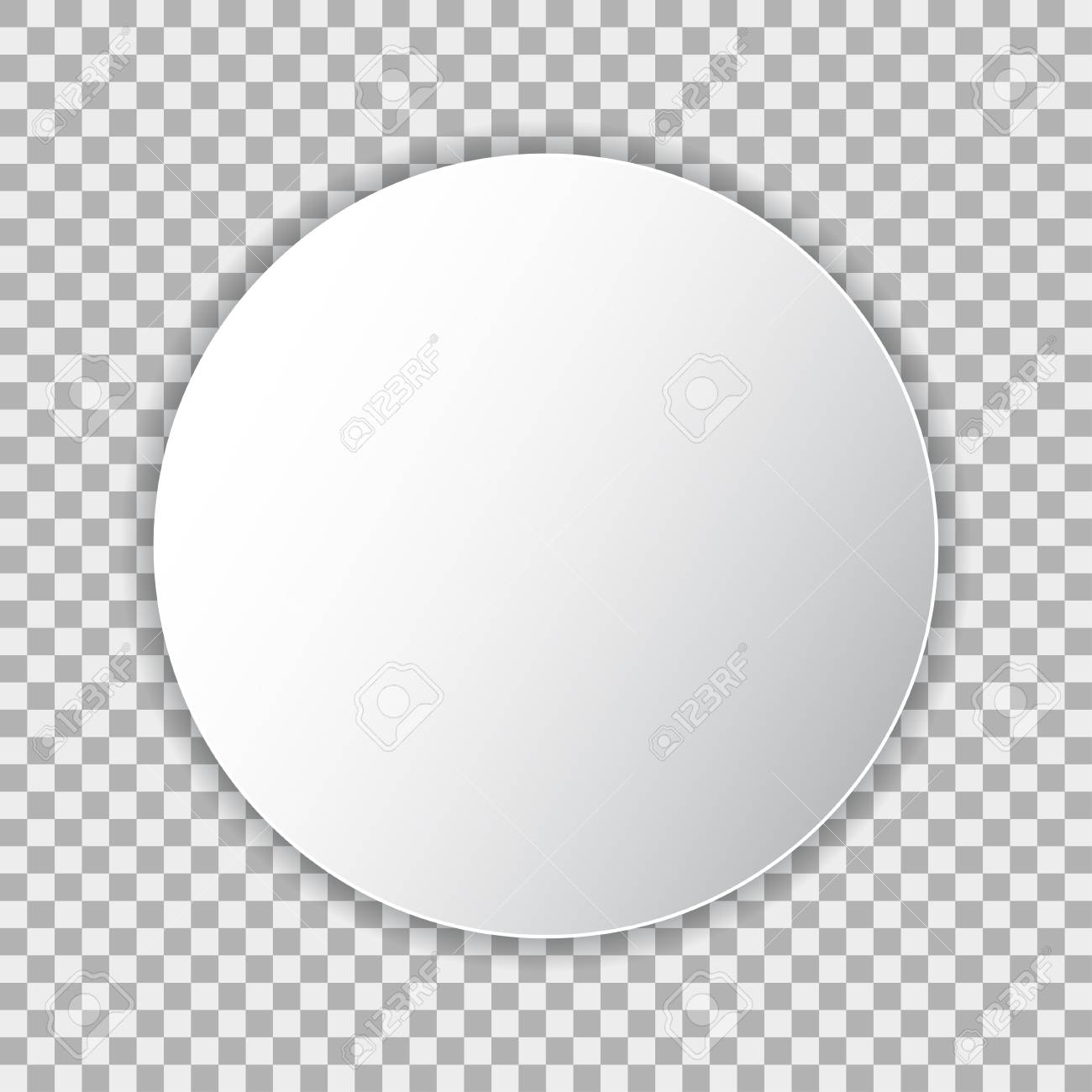 white circle transparent