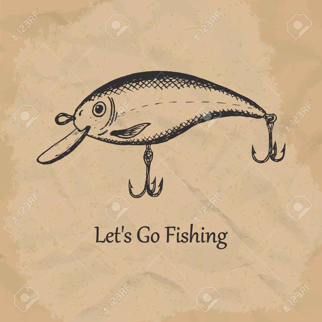 紡績ルアー飾りのイラストです ベクトル図 のイラスト素材 ベクタ Image