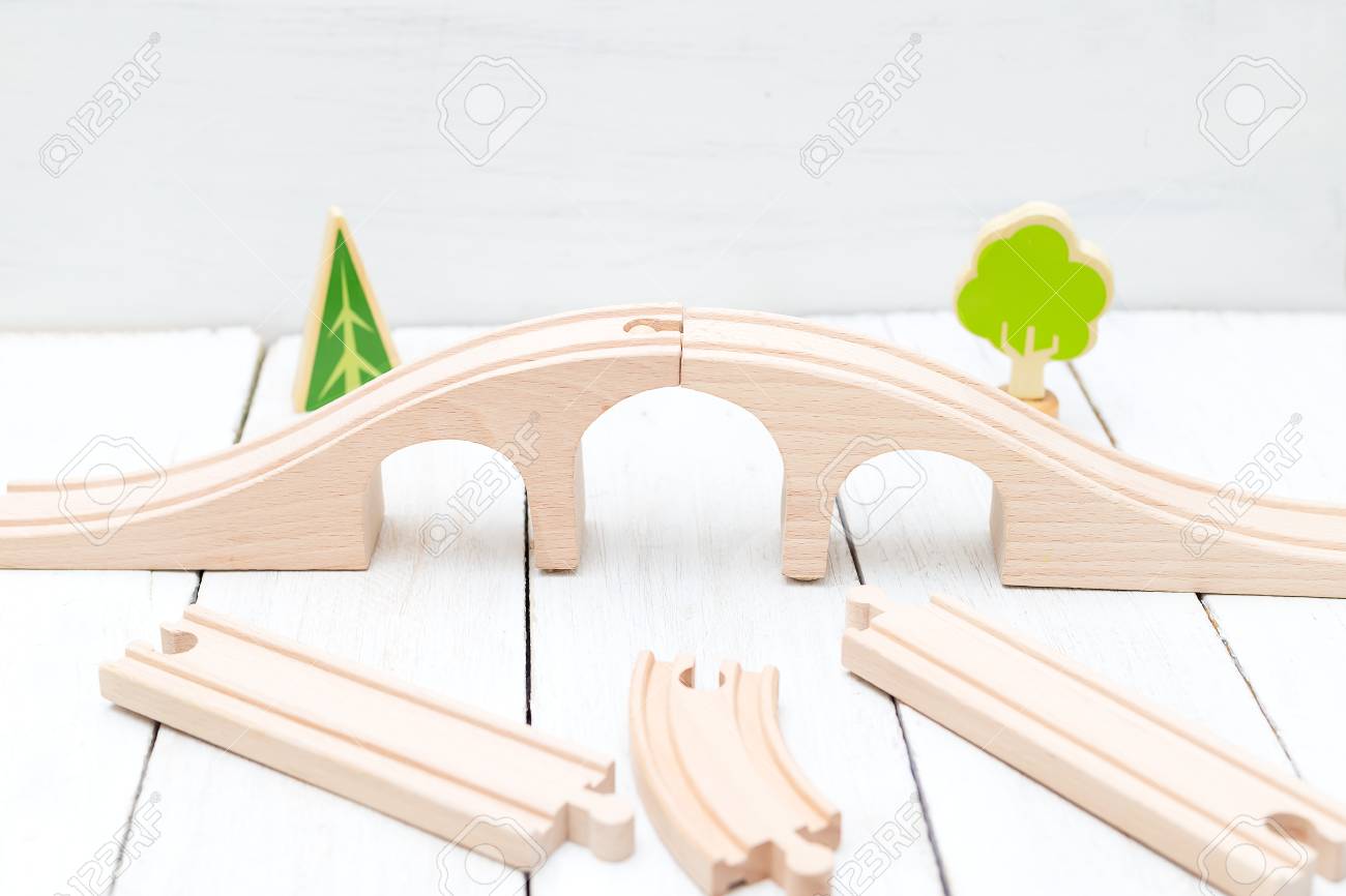 wooden bridge toy