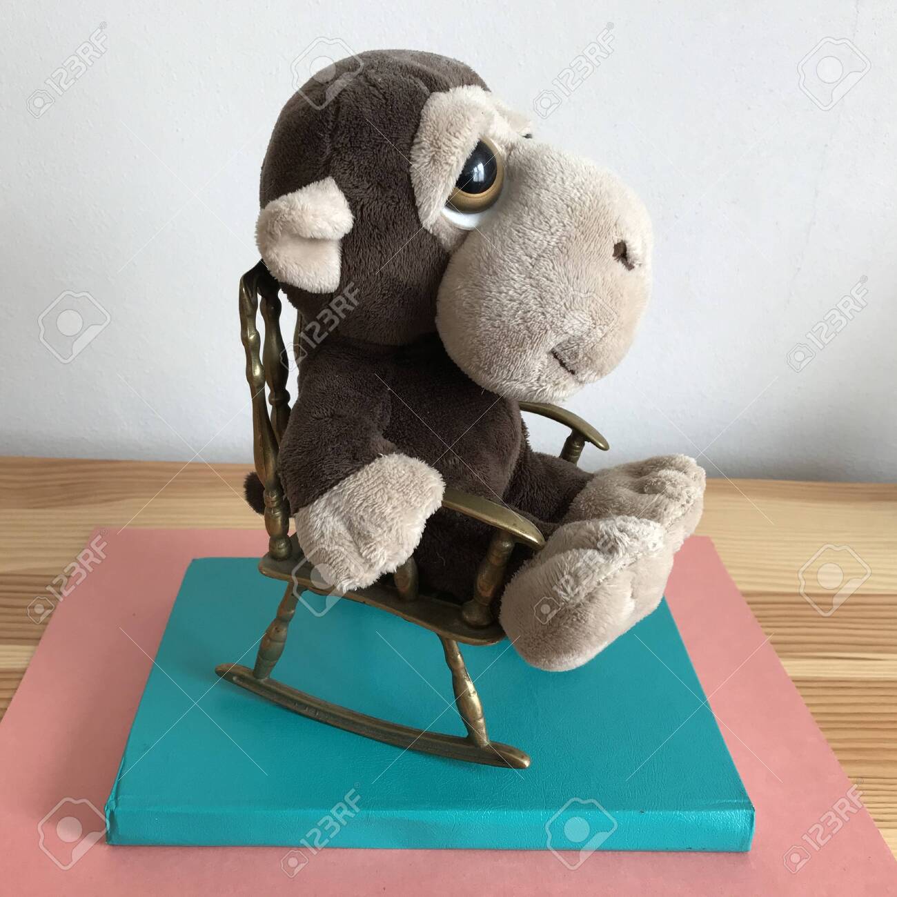 plush monkey chair
