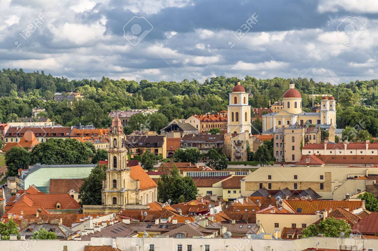 View Of The Old Town Vilnius Lithuania Stock Photo Picture And Royalty Free Image Image 35411607
