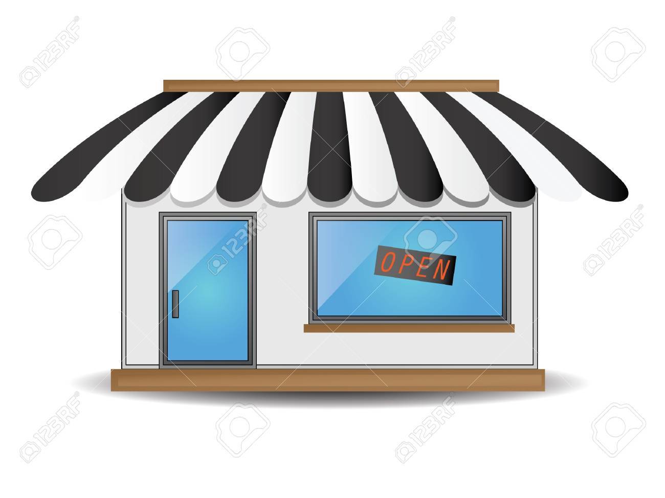 かわいいお店のアイコンのイラスト素材 ベクタ Image