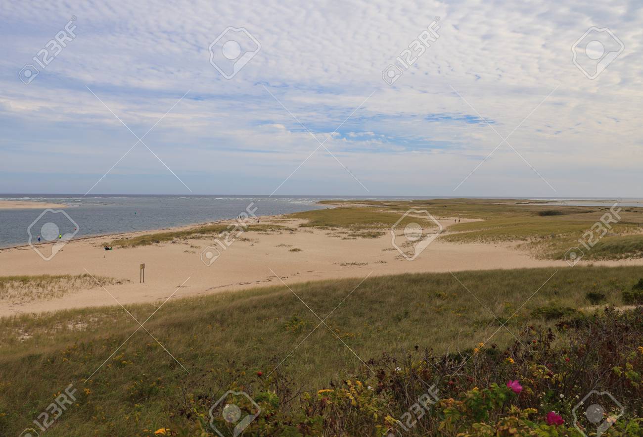 チャタム マサチューセッツ州コッド岬での夏のビーチ の写真素材 画像素材 Image