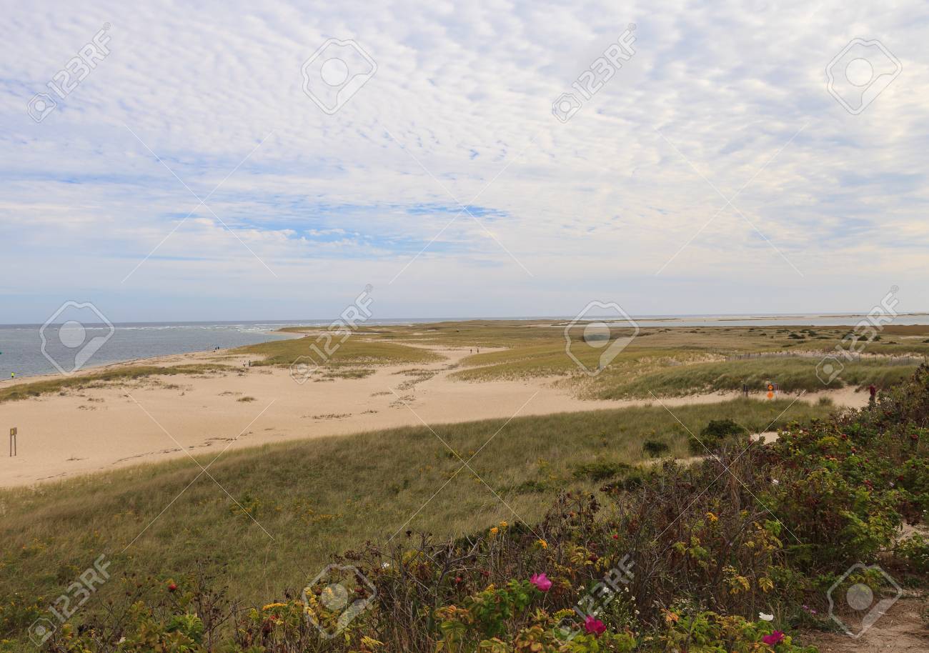 チャタム マサチューセッツ州コッド岬での夏のビーチ の写真素材 画像素材 Image