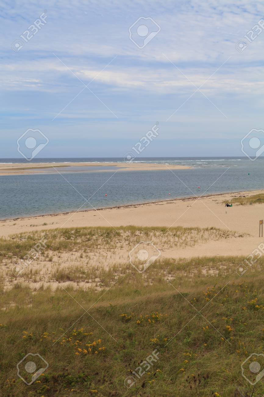 チャタム マサチューセッツ州コッド岬での夏のビーチ の写真素材 画像素材 Image