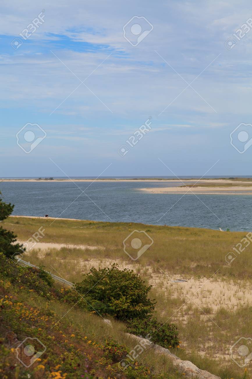 チャタム マサチューセッツ州コッド岬での夏のビーチ の写真素材 画像素材 Image