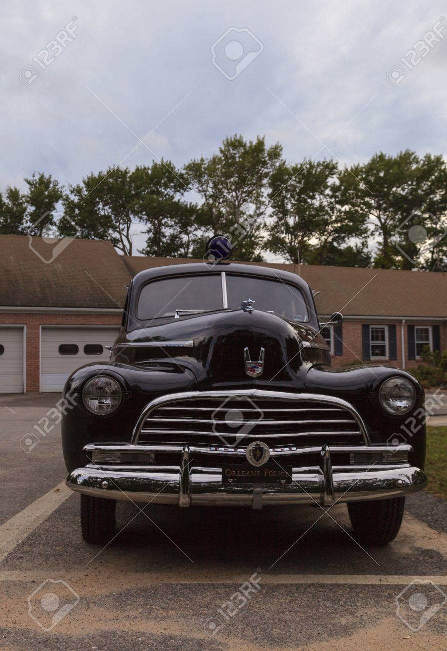 Orleans Massachusetts Cape Cod September 22 2015 Black Classic Chevrolet Special Deluxe Police Car Parked In Front Of The Orleans Police Department Editorial Use Only Stock Photo Picture And Royalty Free Image Image 45926260
