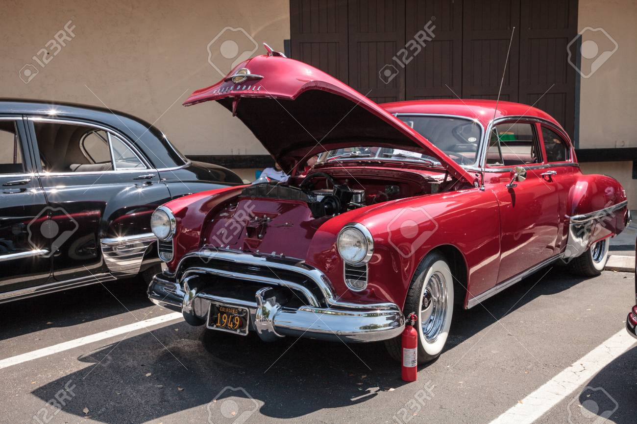 Naples Florida Usa March 23 2019 Red 1949 Oldsmobile At Stock Photo Picture And Royalty Free Image Image 121523433