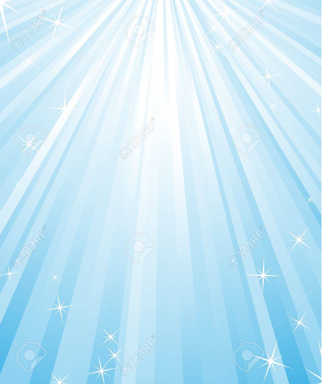 上から道を作って青い光の明るいビームのイラスト素材 ベクタ Image