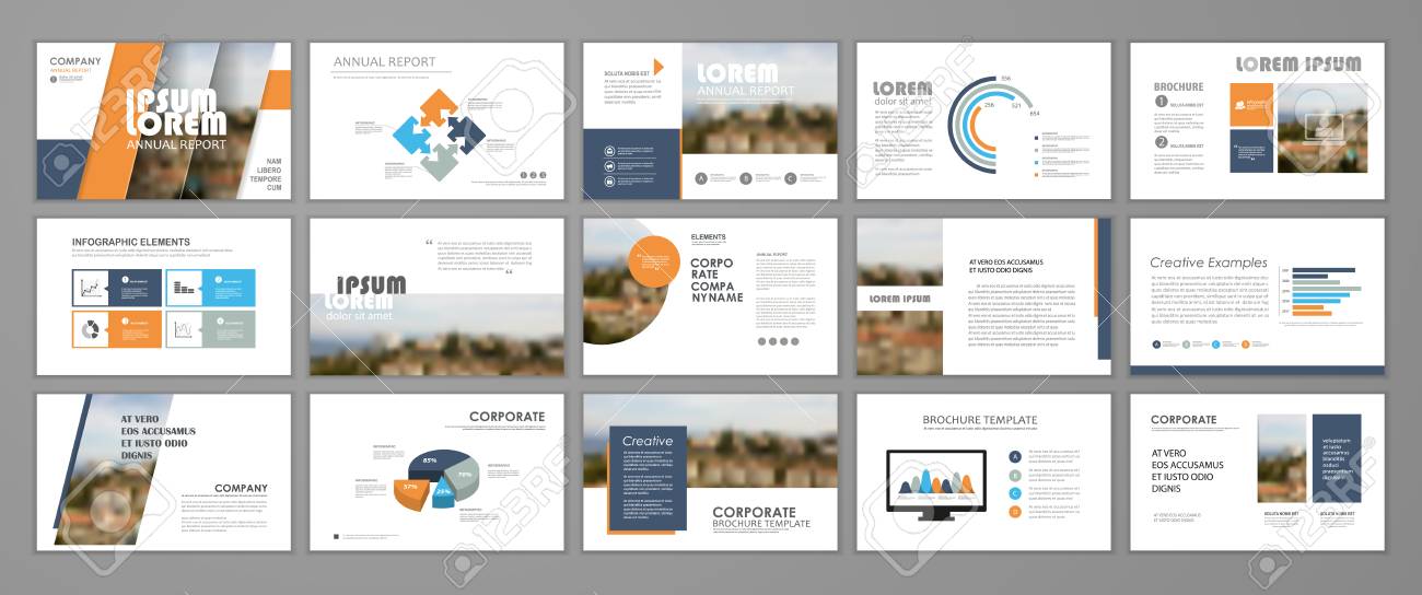 presentation templates for business booklet corporate report
