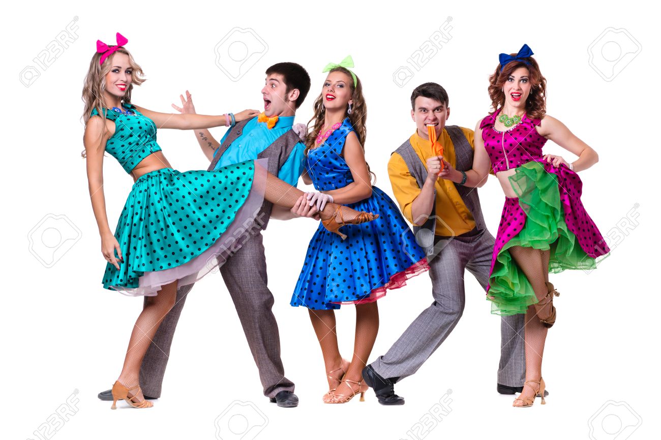 retro dance outfit
