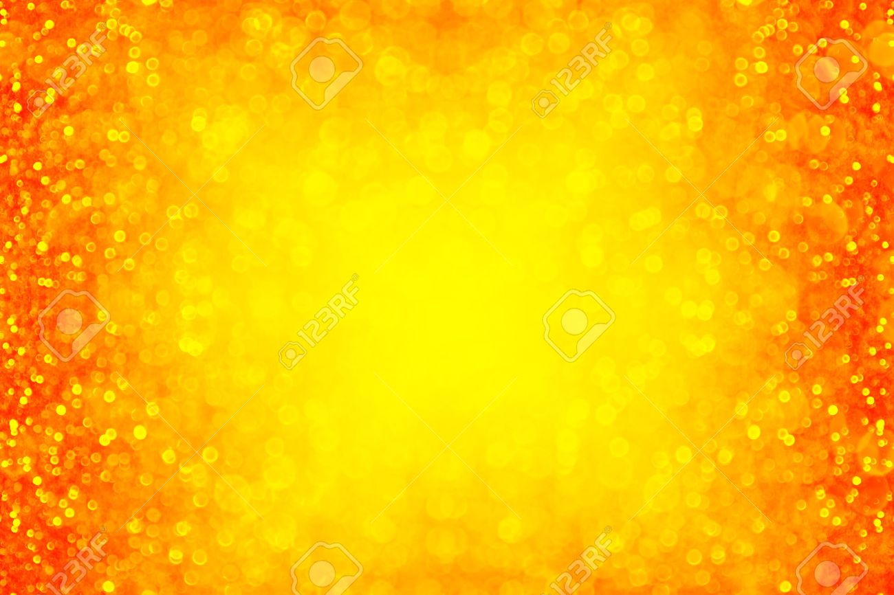yellow red orange glitter sparkle background party invitation stock