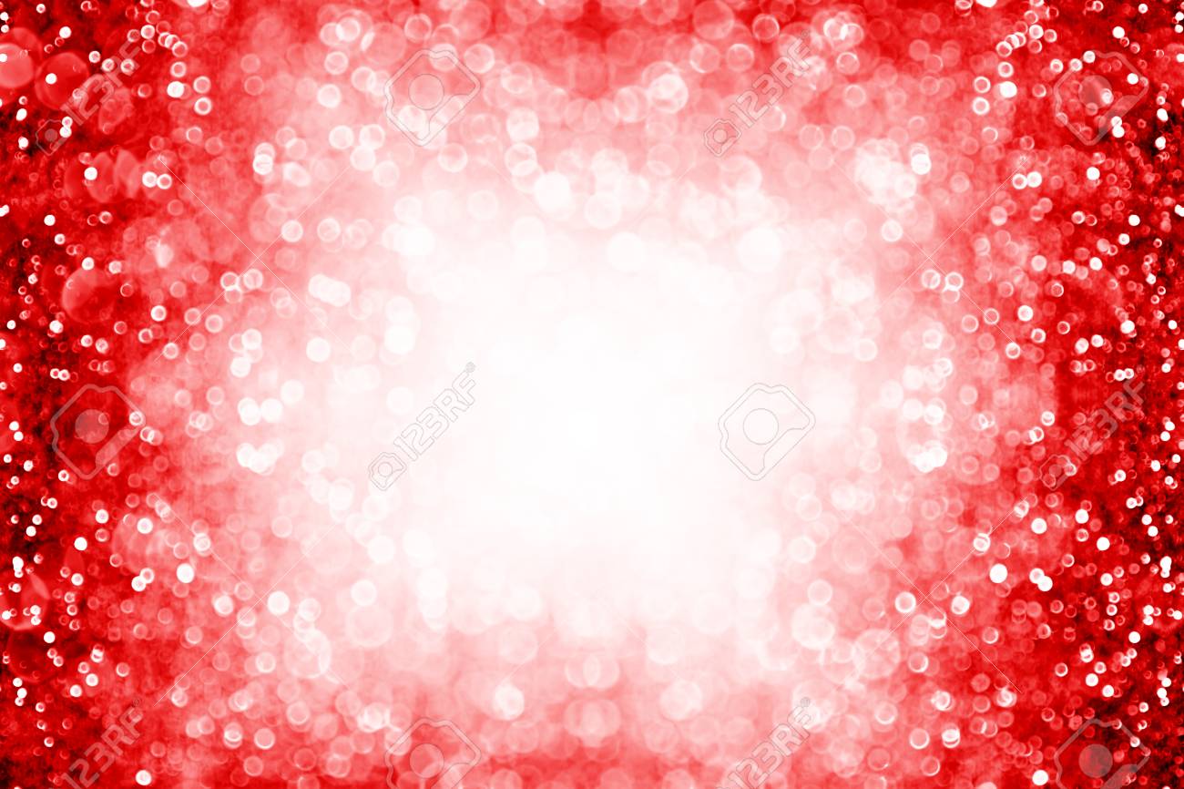 red white glitter sparkle confetti explosion background or party