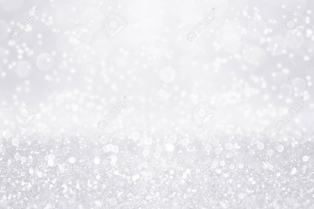 ice glitter white silver