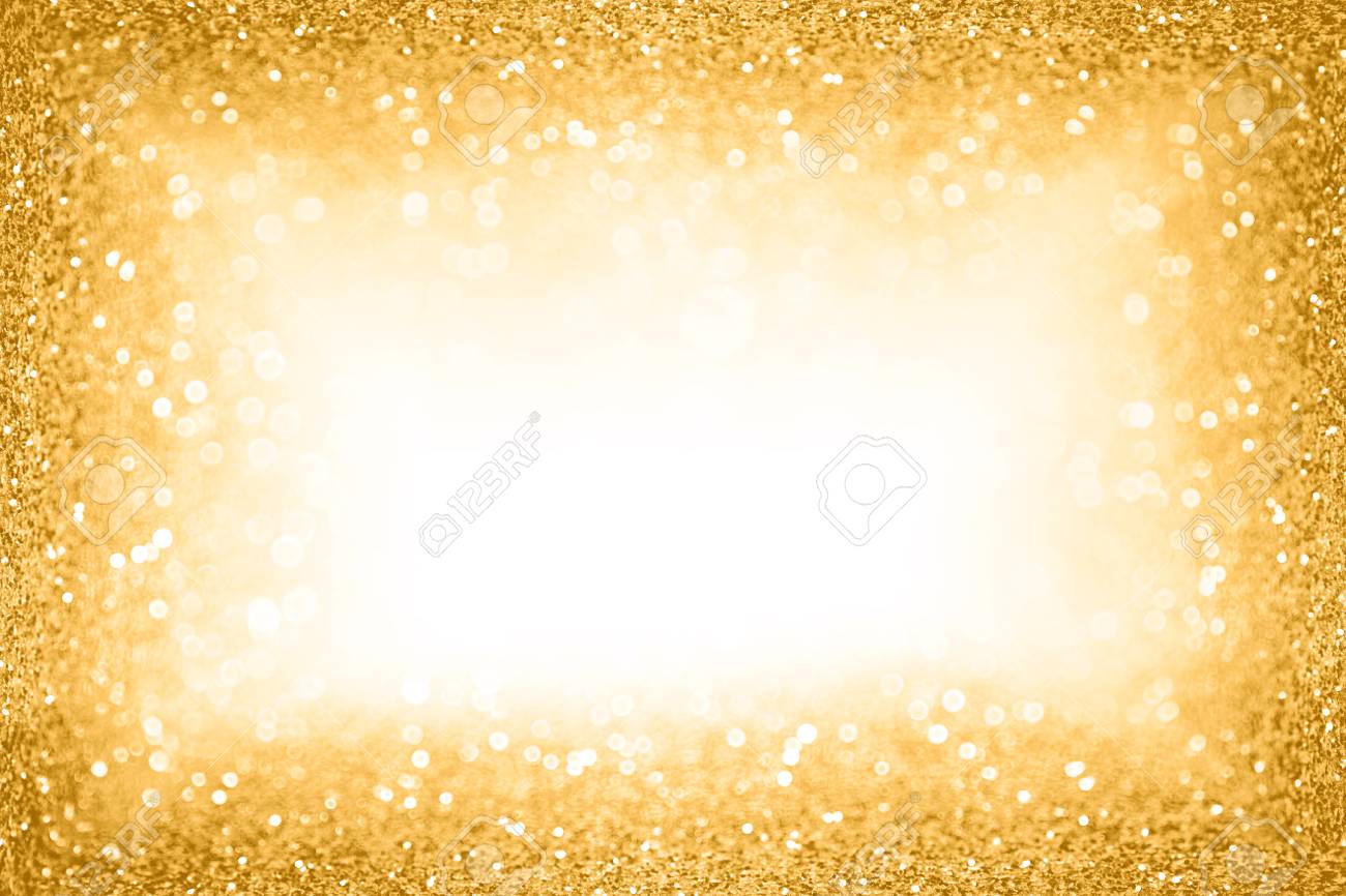Fancy Glam Gold Glitter Sparkle Confetti Background For Golden