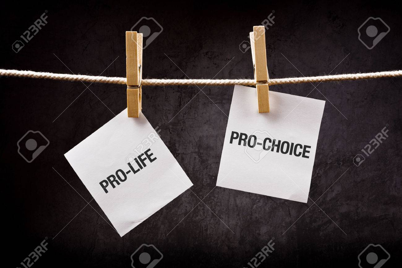 Pro-life vs pro-choice, female right on abortion concept - 30173751 Pro-life vs pro-choice, female right on abortion concept - 30173751