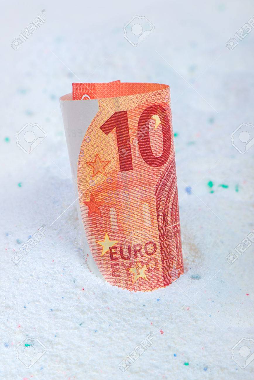 Saving Money On Quality Cost Effective Washing Powder Euro - saving money on quality cost effective washing powder euro banknotes in laundry detergent