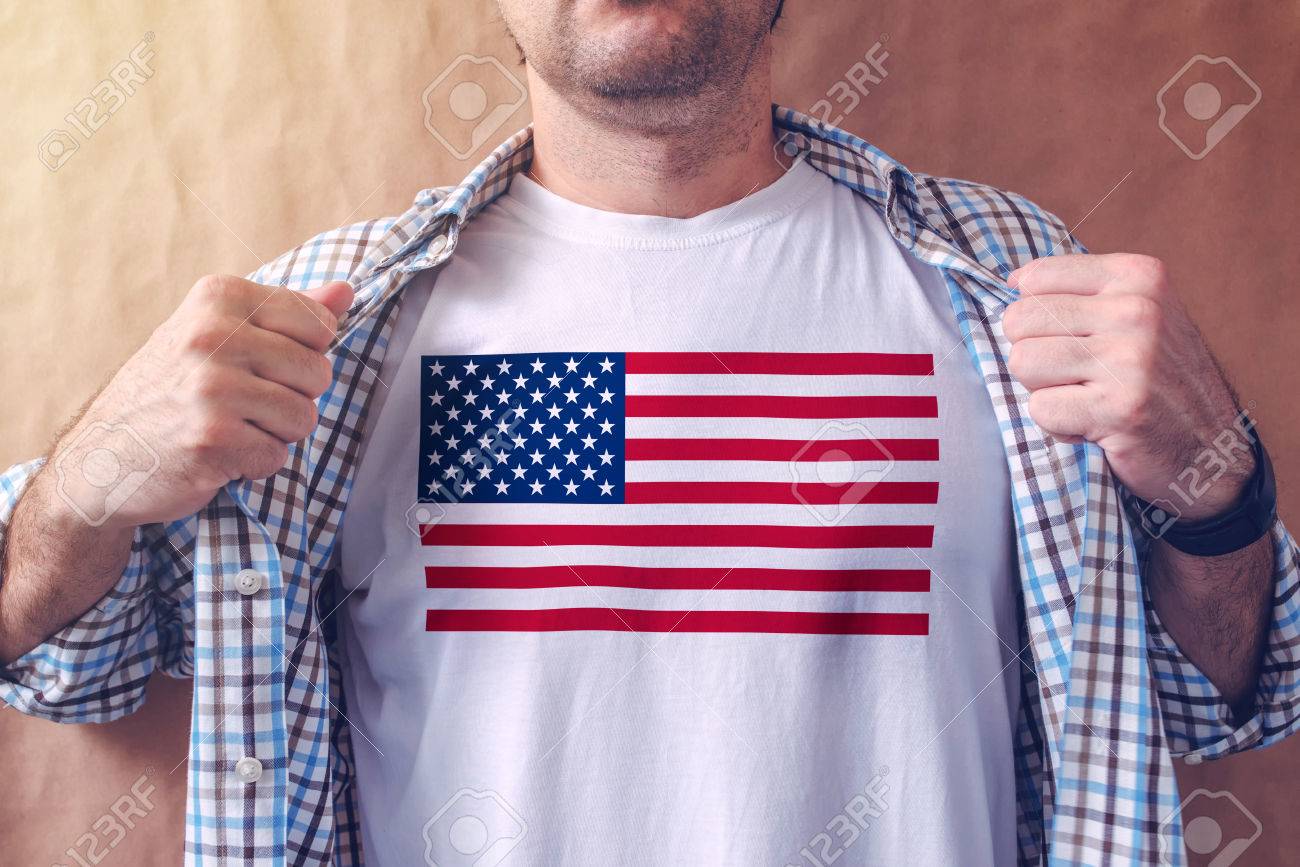 Imu00e1genes De Camisa Bandera Estados Unidos
