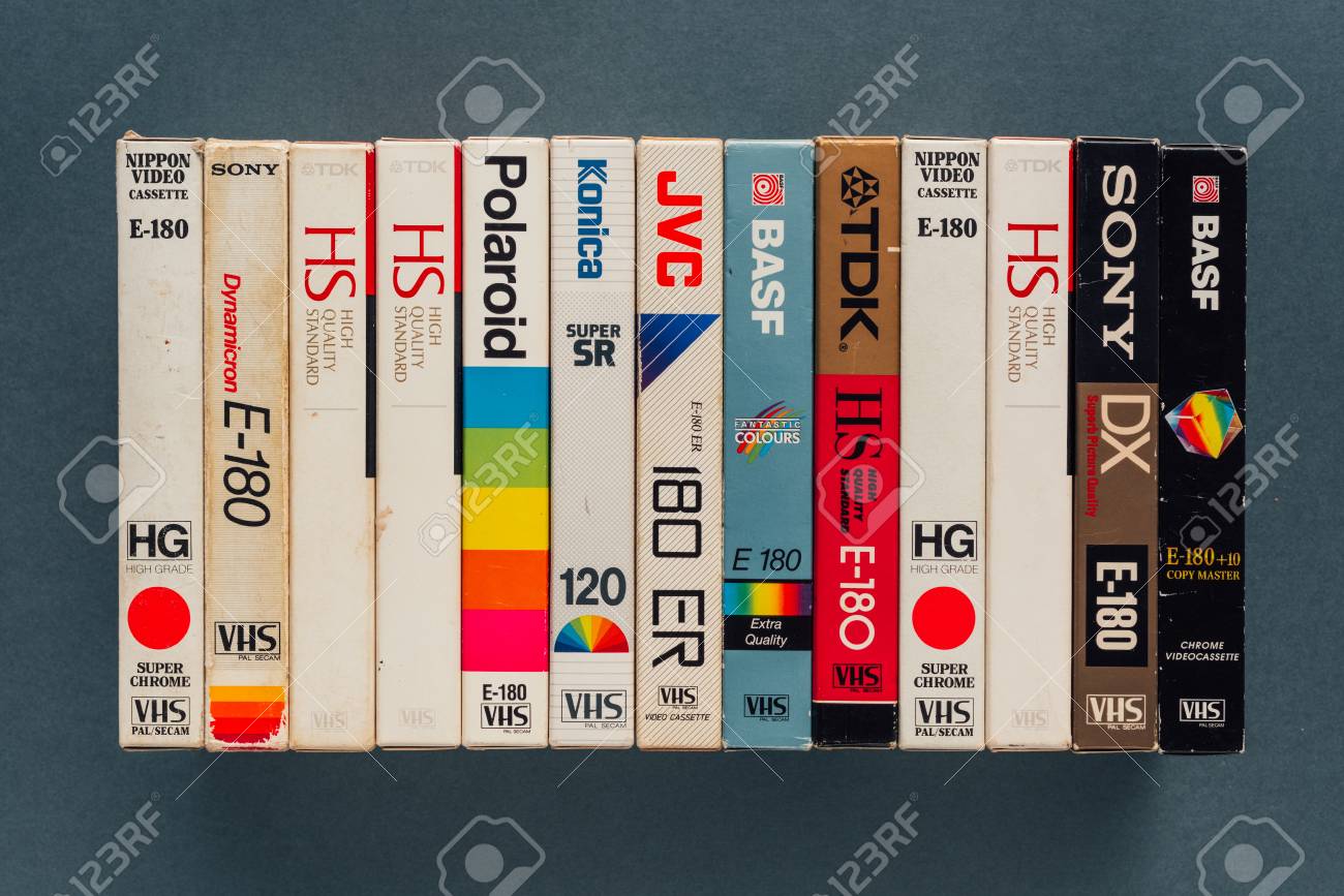 ノヴィ サド セルビア 2017 年 11 月 6 日 様々 な Vhs ビデオ