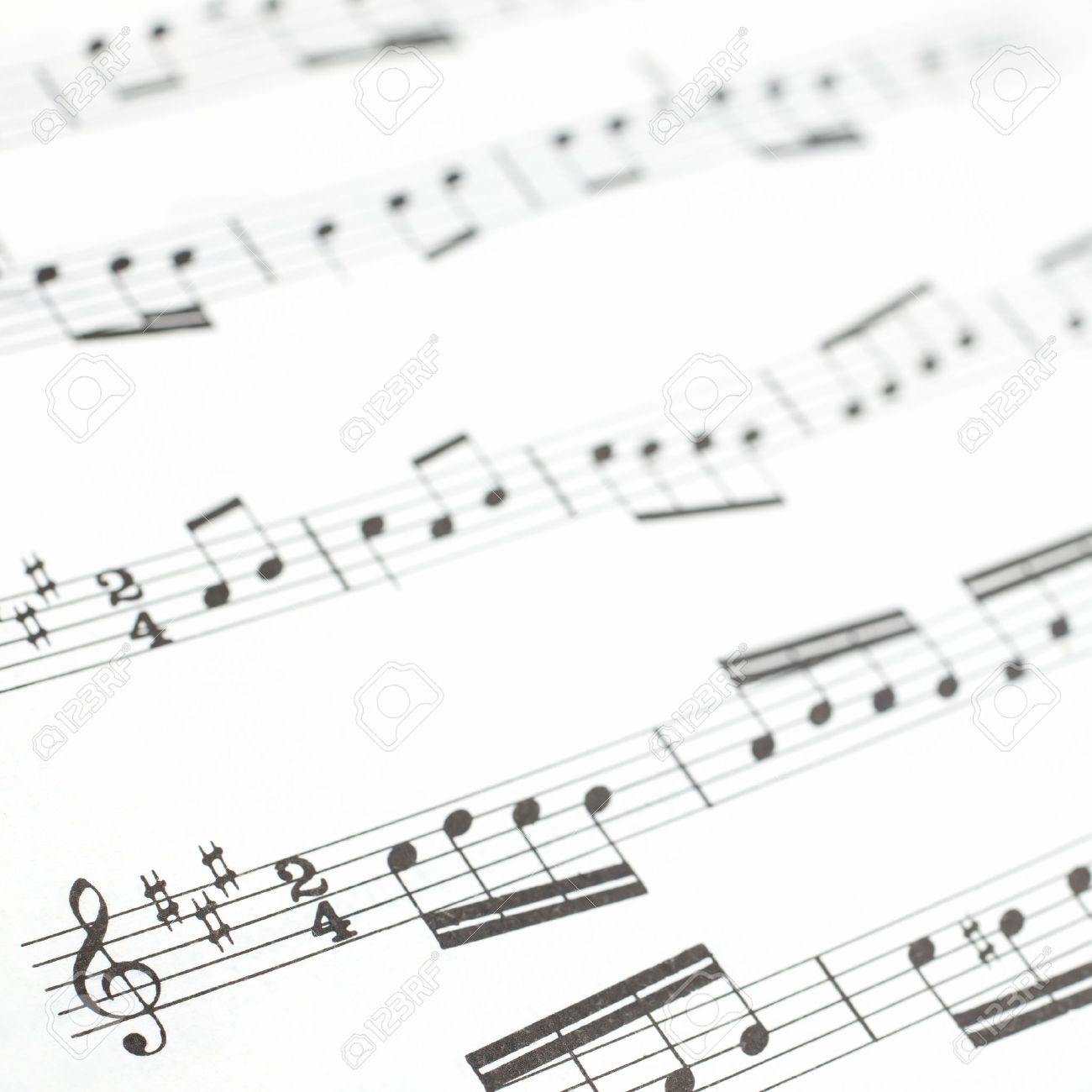 old printed music sheet or score photography close up musical printed music sheet