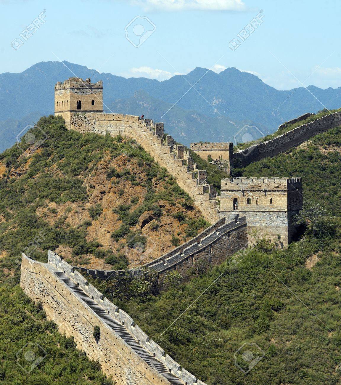 The Great Wall of China at Jinshanling near Beijing in the Peoples Republic of China - 20415046 The Great Wall of China at Jinshanling near Beijing in the Peoples Republic of China - 20415046