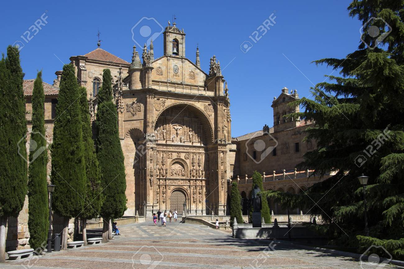 The 16th Century Church Of Iglesia-Convento De San Esteban In The City Of Salamanca In The Castilla-y-Leon Region Of Central Spain Stock Photo, Picture And Royalty Free Image. Image 22450491. The 16th Century Church Of Iglesia-Convento De San Esteban In The City Of Salamanca In The Castilla-y-Leon Region Of Central Spain Stock Photo, Picture And Royalty Free Image. Image 22450491.