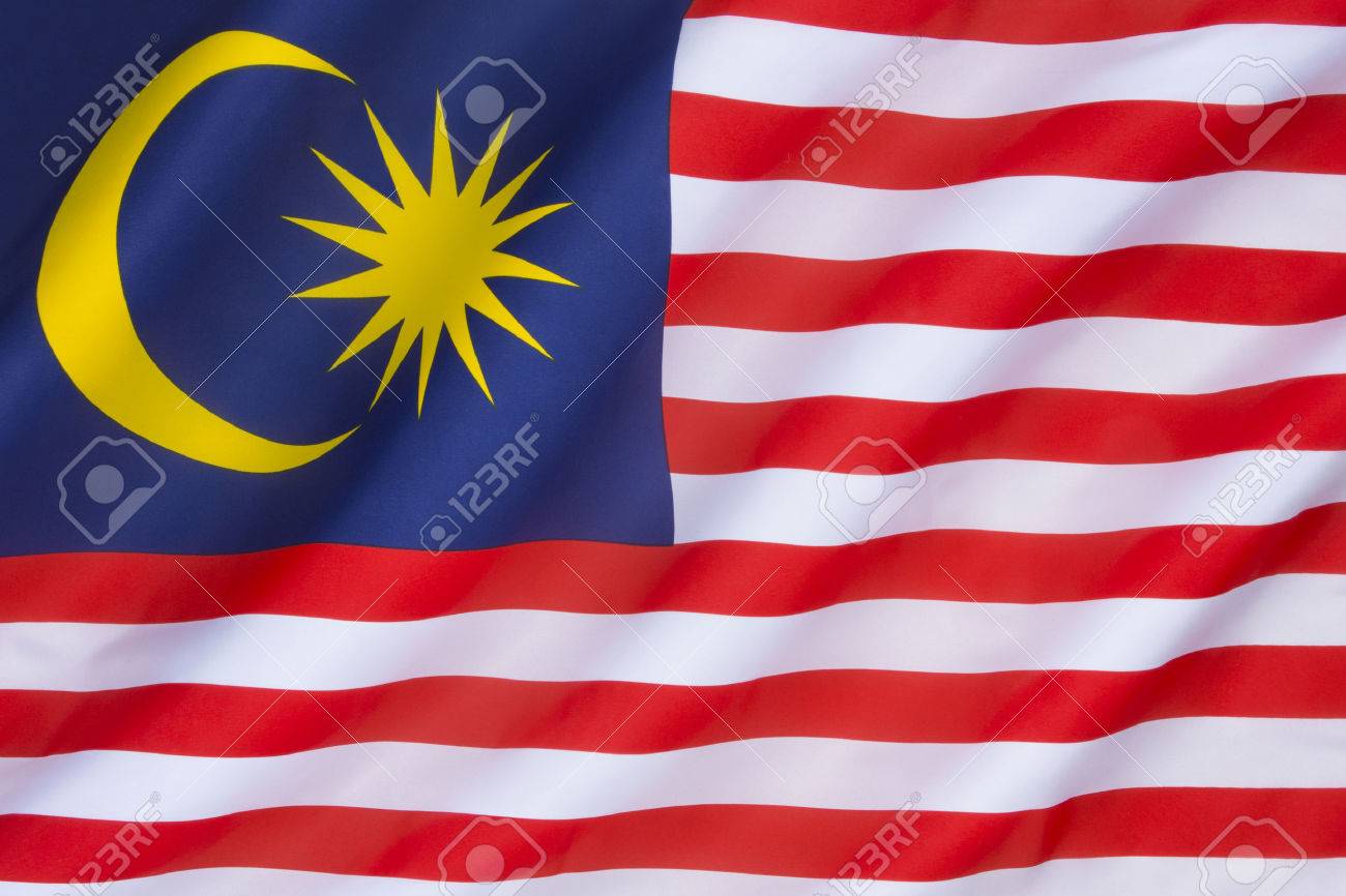 The national flag of Malaysia, also known as the Jalur Gemilang (Malay for Stripes of Glory). The flag was first raised on 16th September 1963, and originated from the flag of the Federation of Malaya. - 35874370 The national flag of Malaysia, also known as the Jalur Gemilang (Malay for Stripes of Glory). The flag was first raised on 16th September 1963, and originated from the flag of the Federation of Malaya. - 35874370