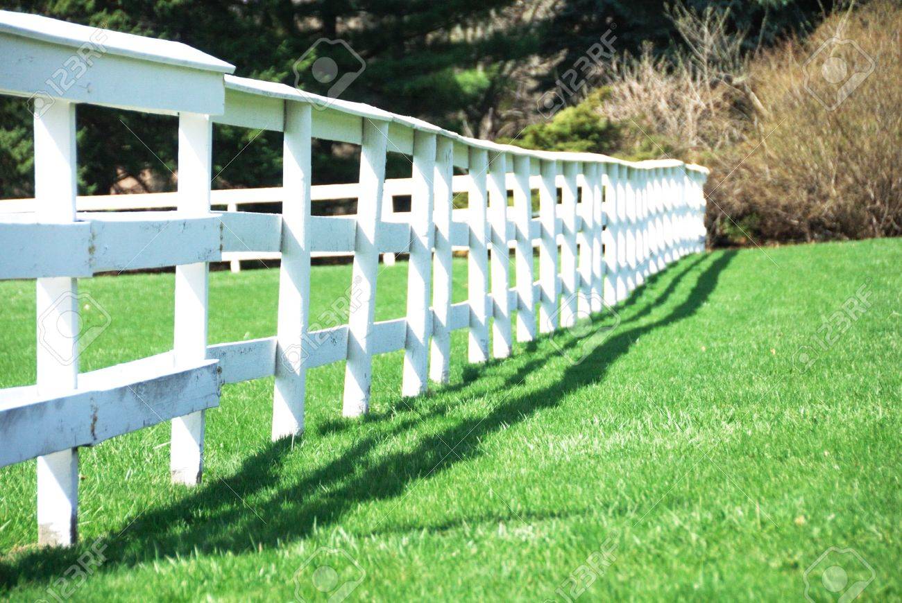 White Farm Fence White Farm Fence