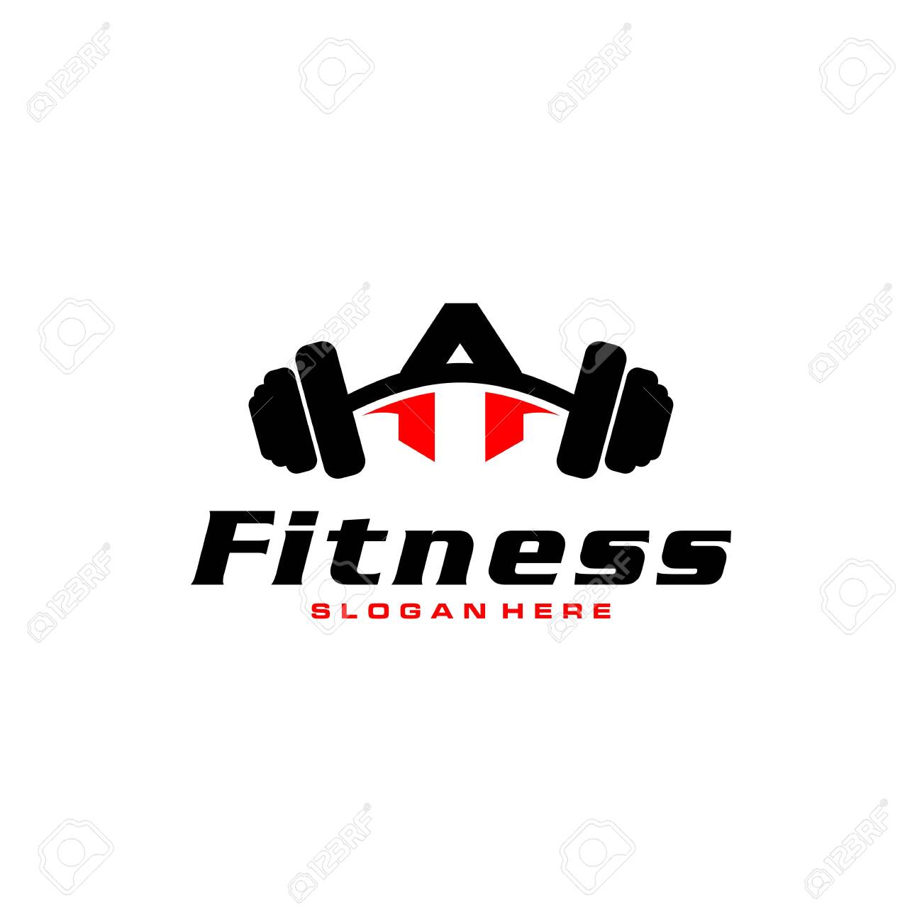 Barbell Embroidery Design Besice