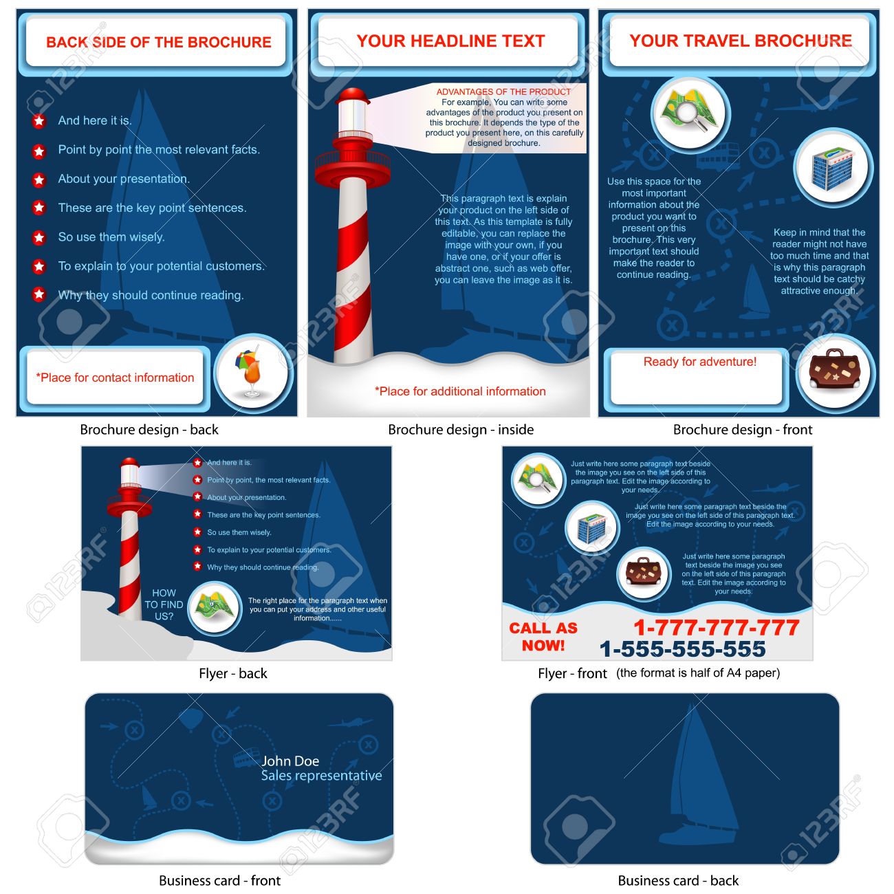 travel package brochure