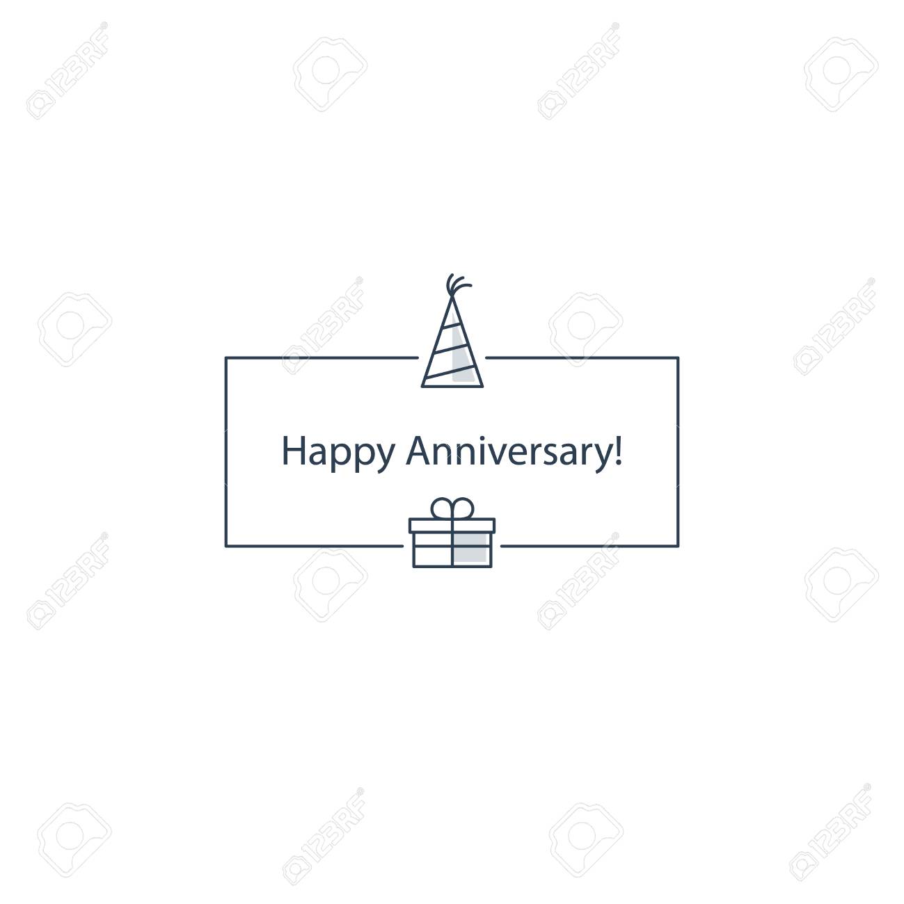 congratulation or invitation template linear design royalty free