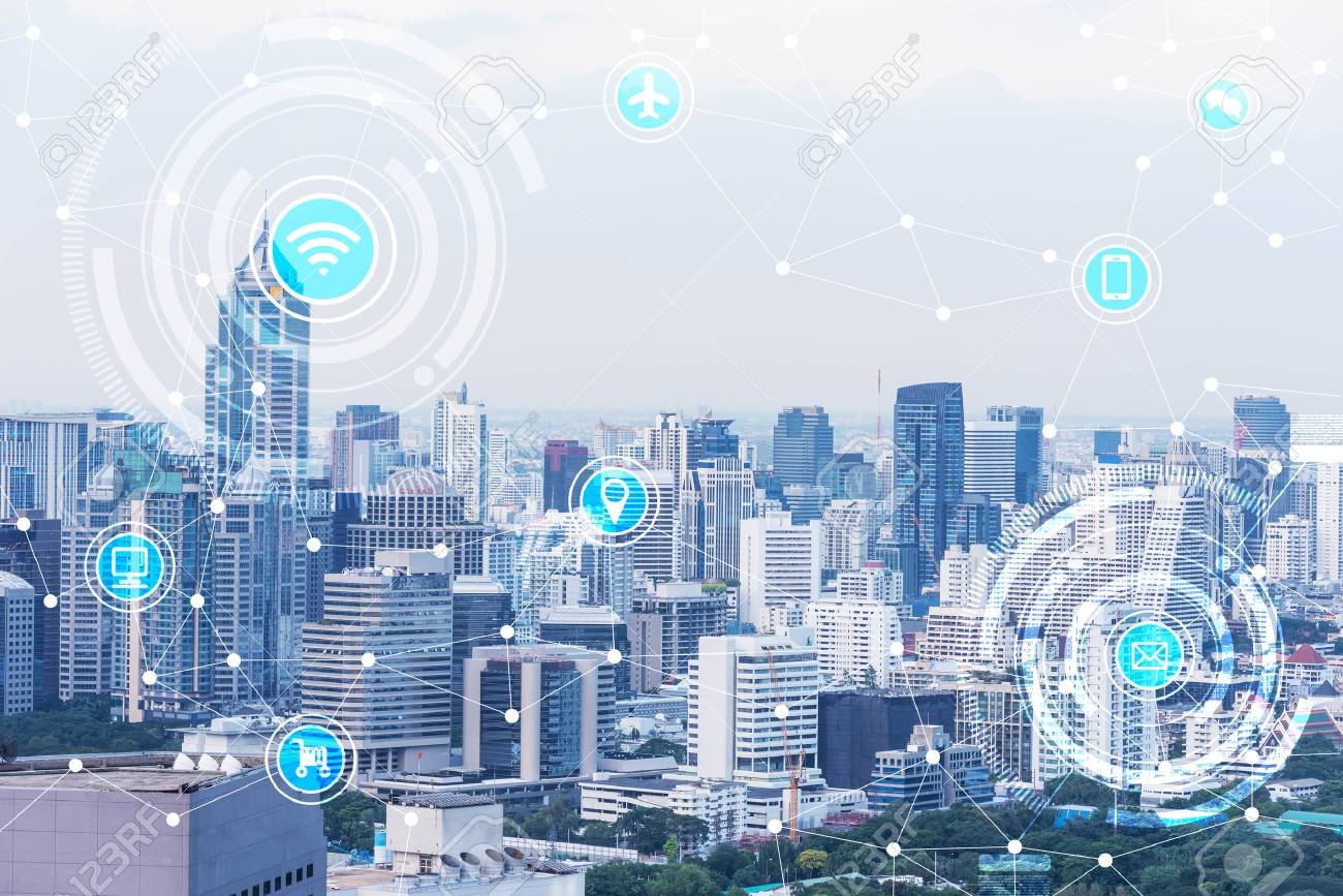 smart city and wireless communication network, IoT(Internet of Things), era of internet, internet of every things, internet in every day lifes - 66661796 smart city and wireless communication network, IoT(Internet of Things), era of internet, internet of every things, internet in every day lifes - 66661796