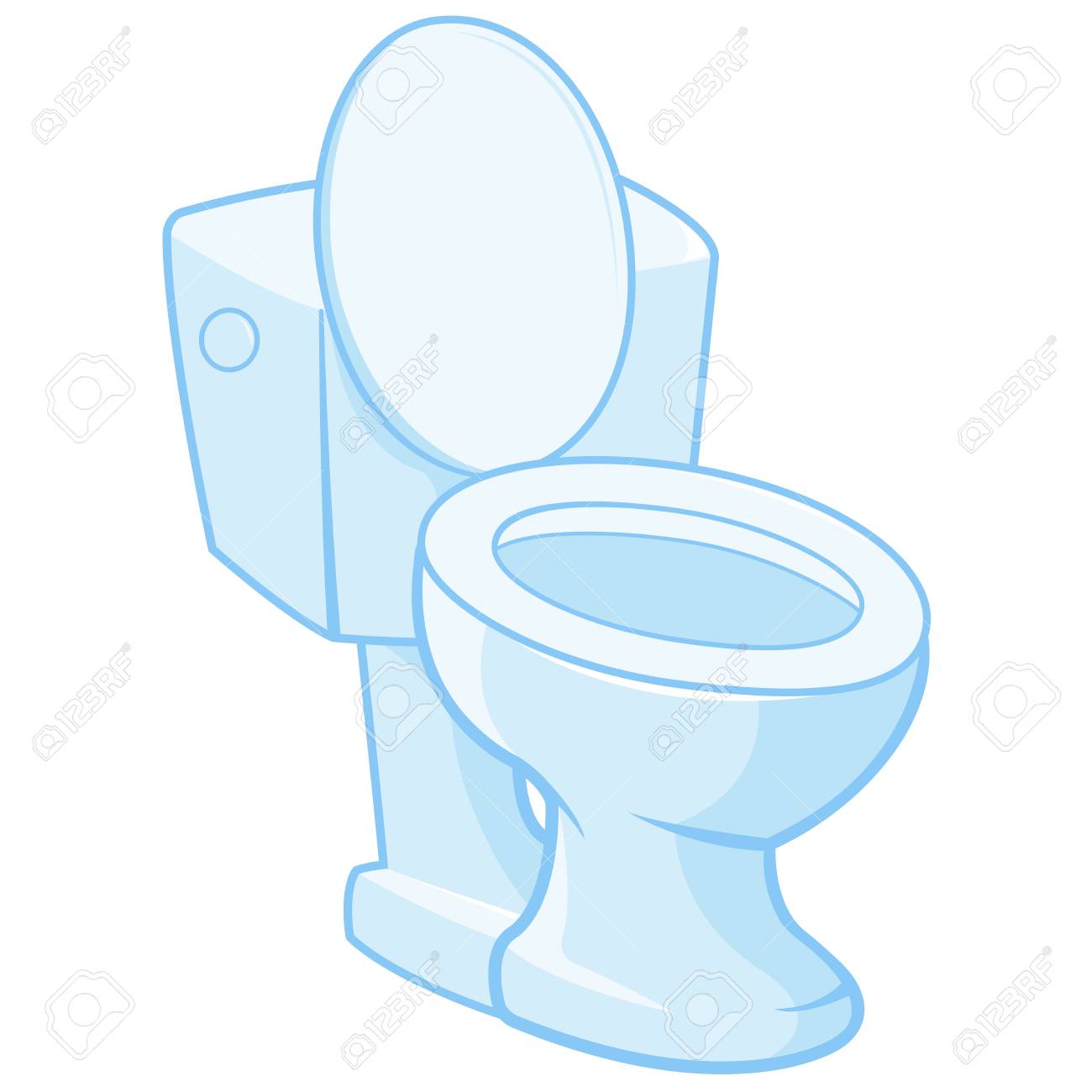 トイレの便座のベクトル イラスト のイラスト素材 ベクタ Image