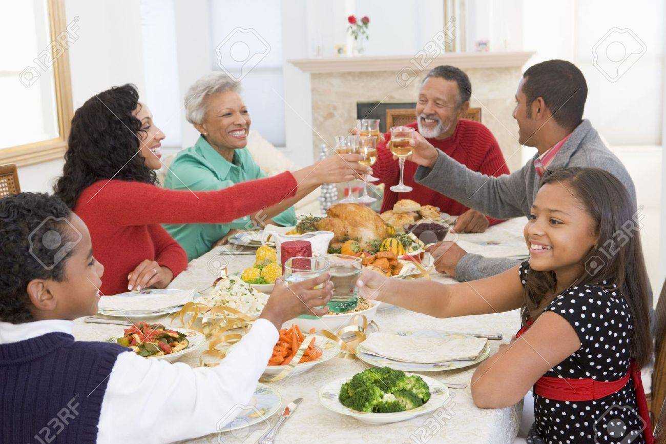 Family All Together At Christmas Dinner - 3724852 Family All Together At Christmas Dinner - 3724852