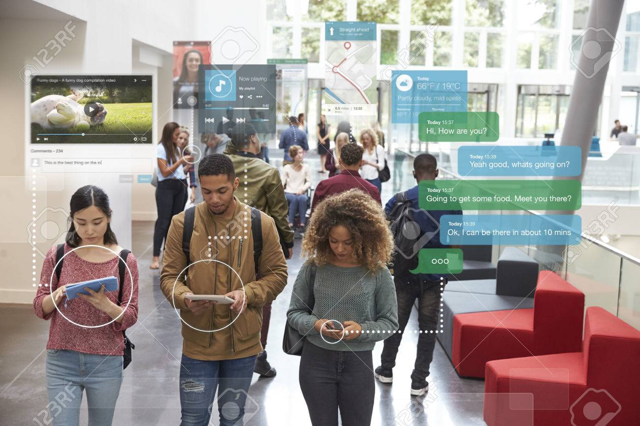Millennials Using Social Media - 71235539 Millennials Using Social Media - 71235539
