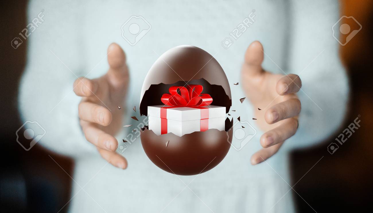 chocolate egg with surprise inside