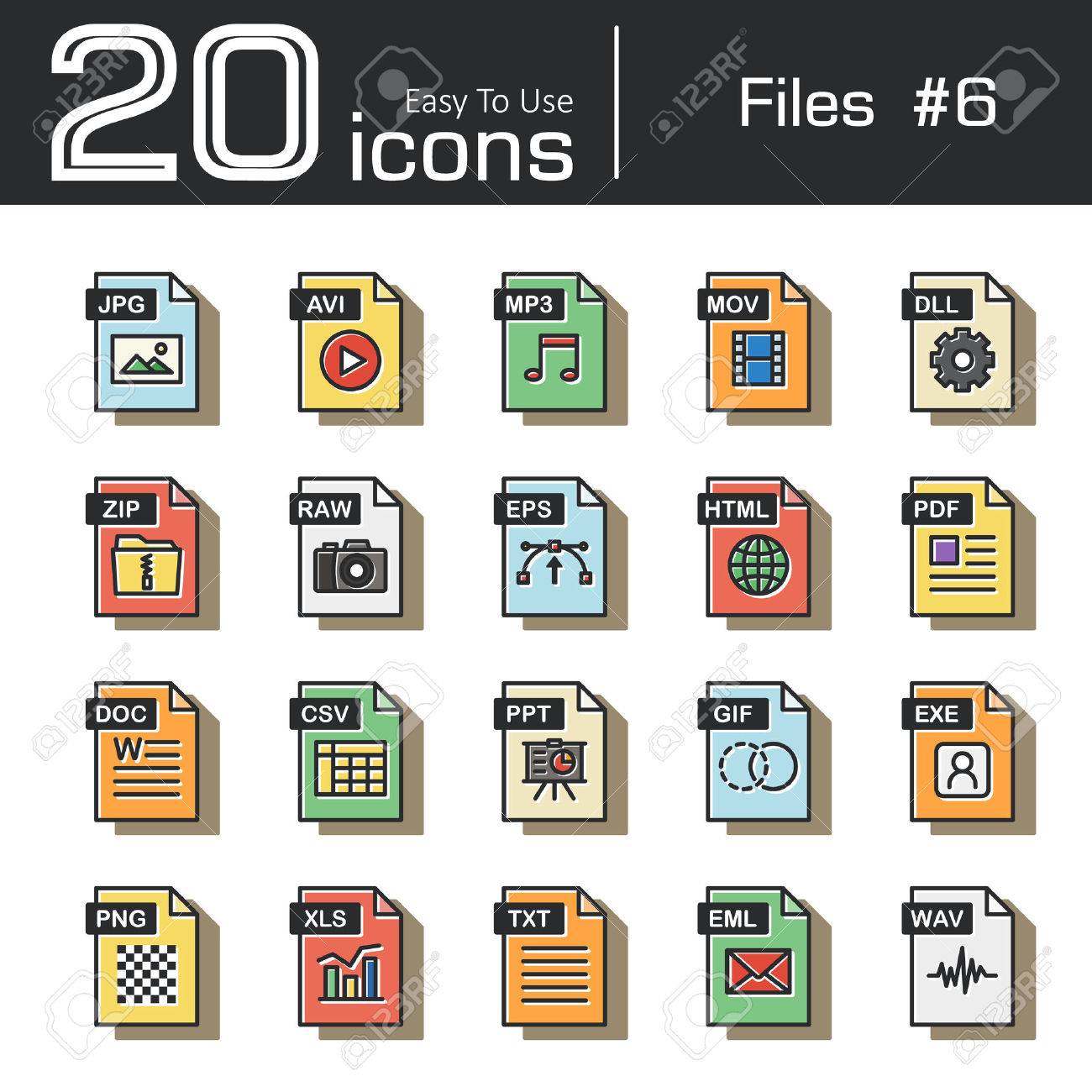 files icon set 6