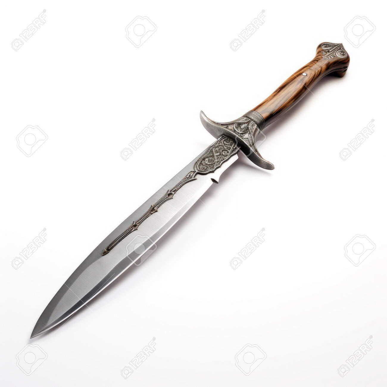 中国の古風な刀 ダマスカス鋼 マホガニーの鞘 すべて手作り クラフト刀 中国の刀 装飾 牛刀 18cm Jet Black （ 料理包丁 万能包丁 文化包丁 一体型