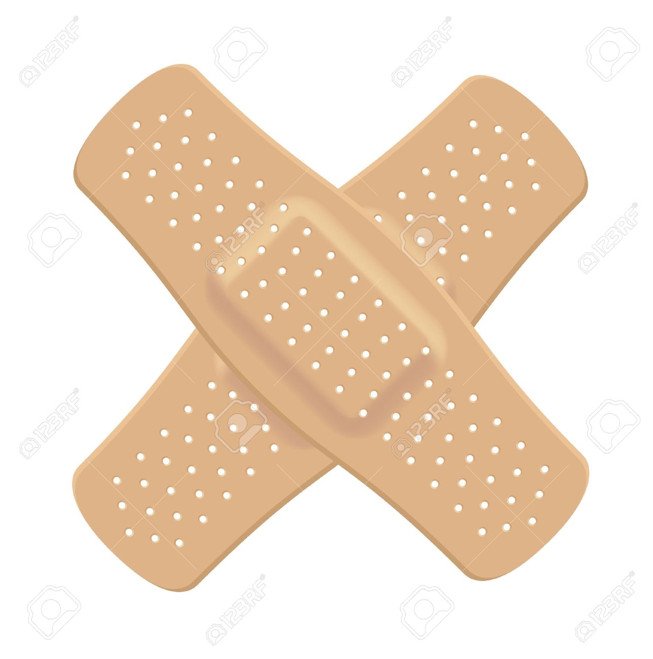 cross band aid flesh