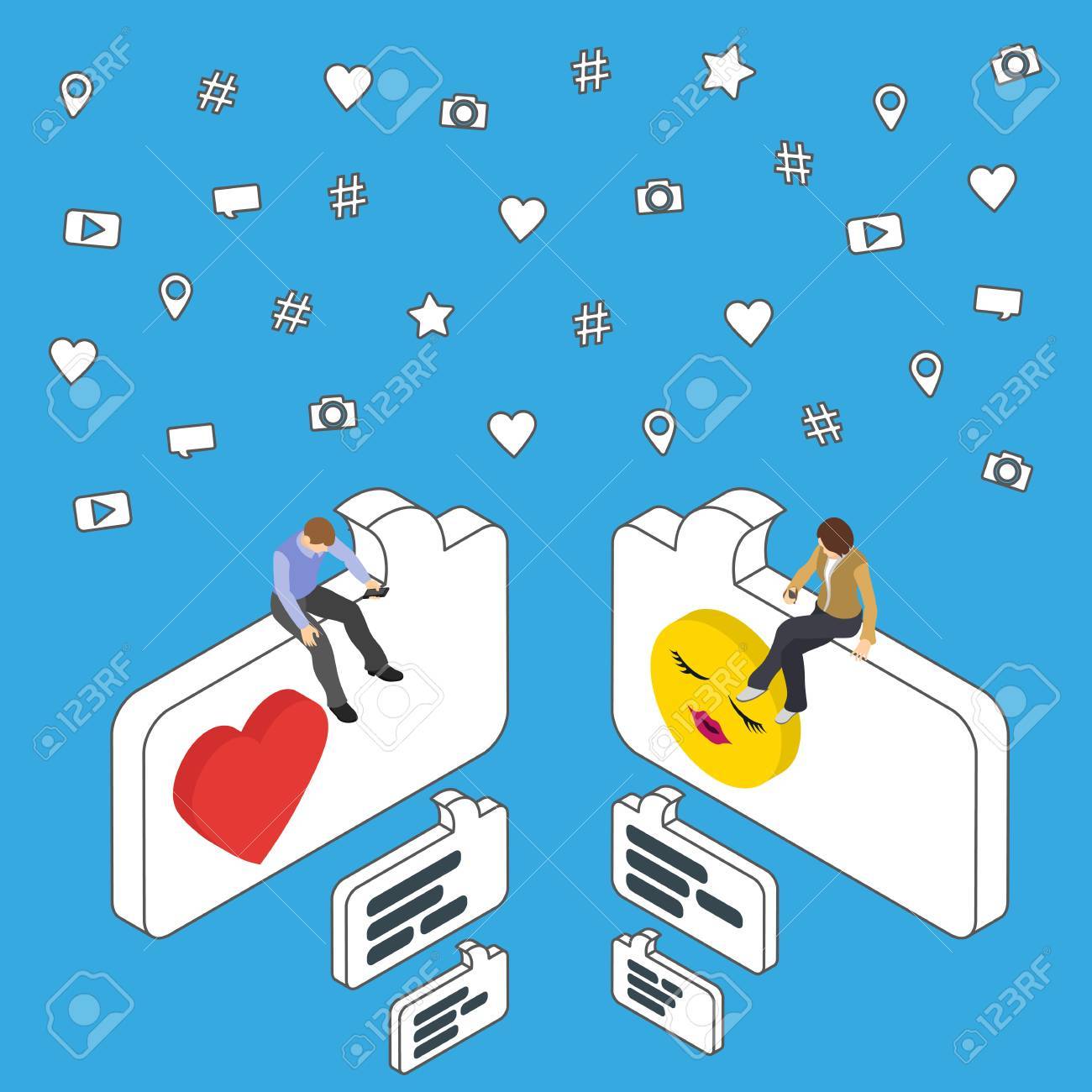 Online dating med chat