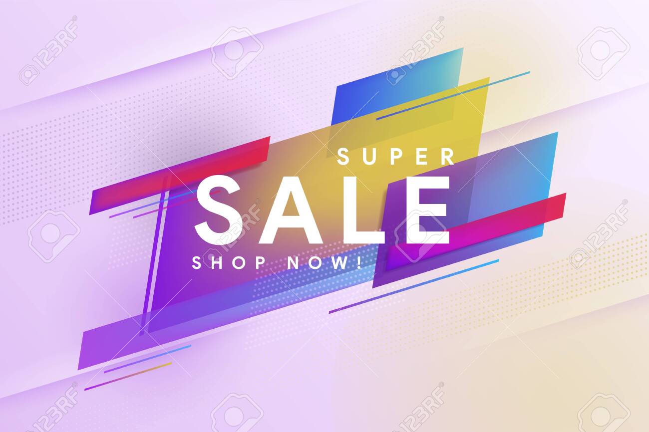 Super sale. Shop now banner. Trendy minimal design as template for cover, presentation, banner. Final sale discount banner template promotion. Vector illustration eps 10 - 138964824 Super sale. Shop now banner. Trendy minimal design as template for cover, presentation, banner. Final sale discount banner template promotion. Vector illustration eps 10 - 138964824