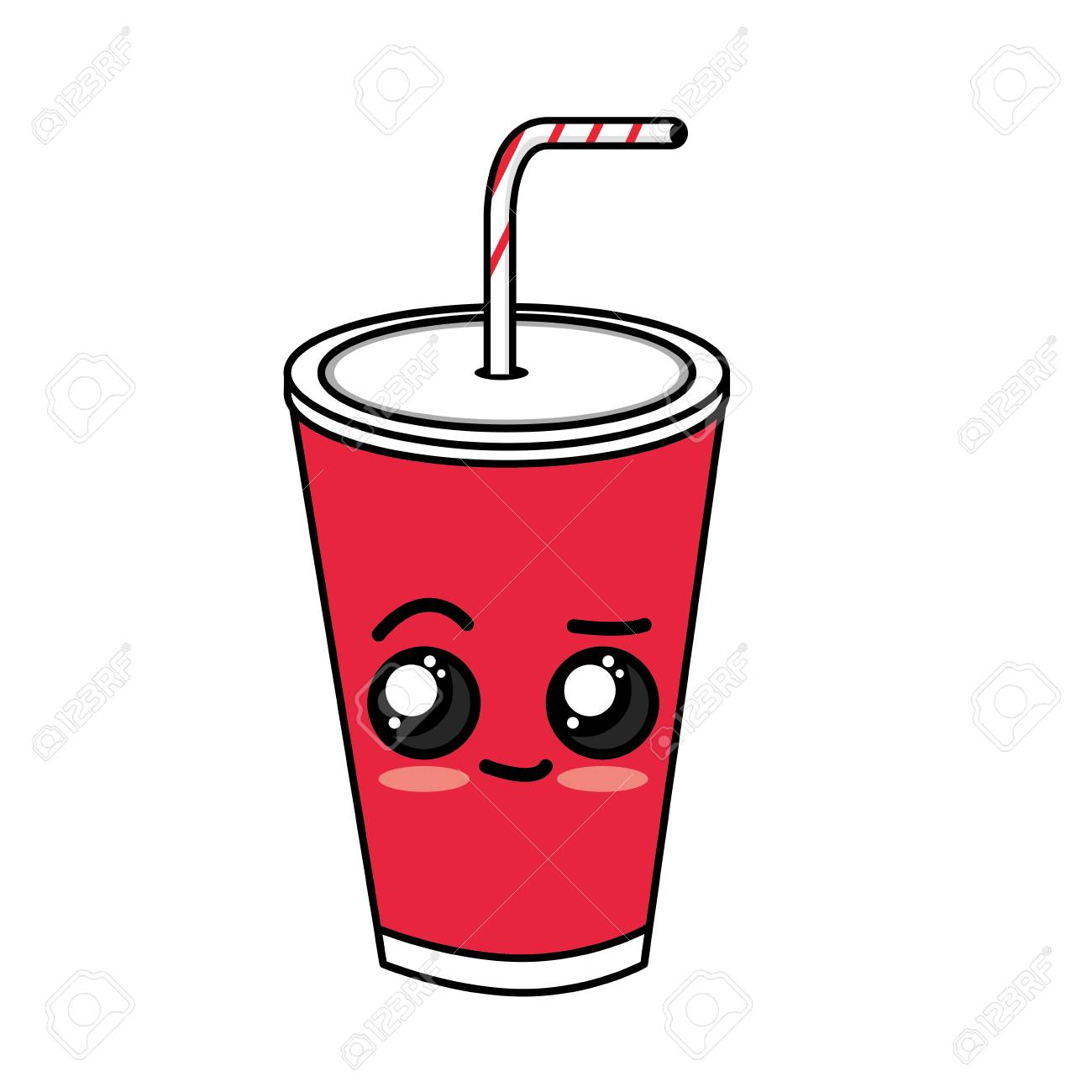 かわいいかわいいおいしいソーダ飲料のイラスト素材 ベクタ Image かわいいかわいいおいしいソーダ飲料のイラスト素材 ベクタ Image