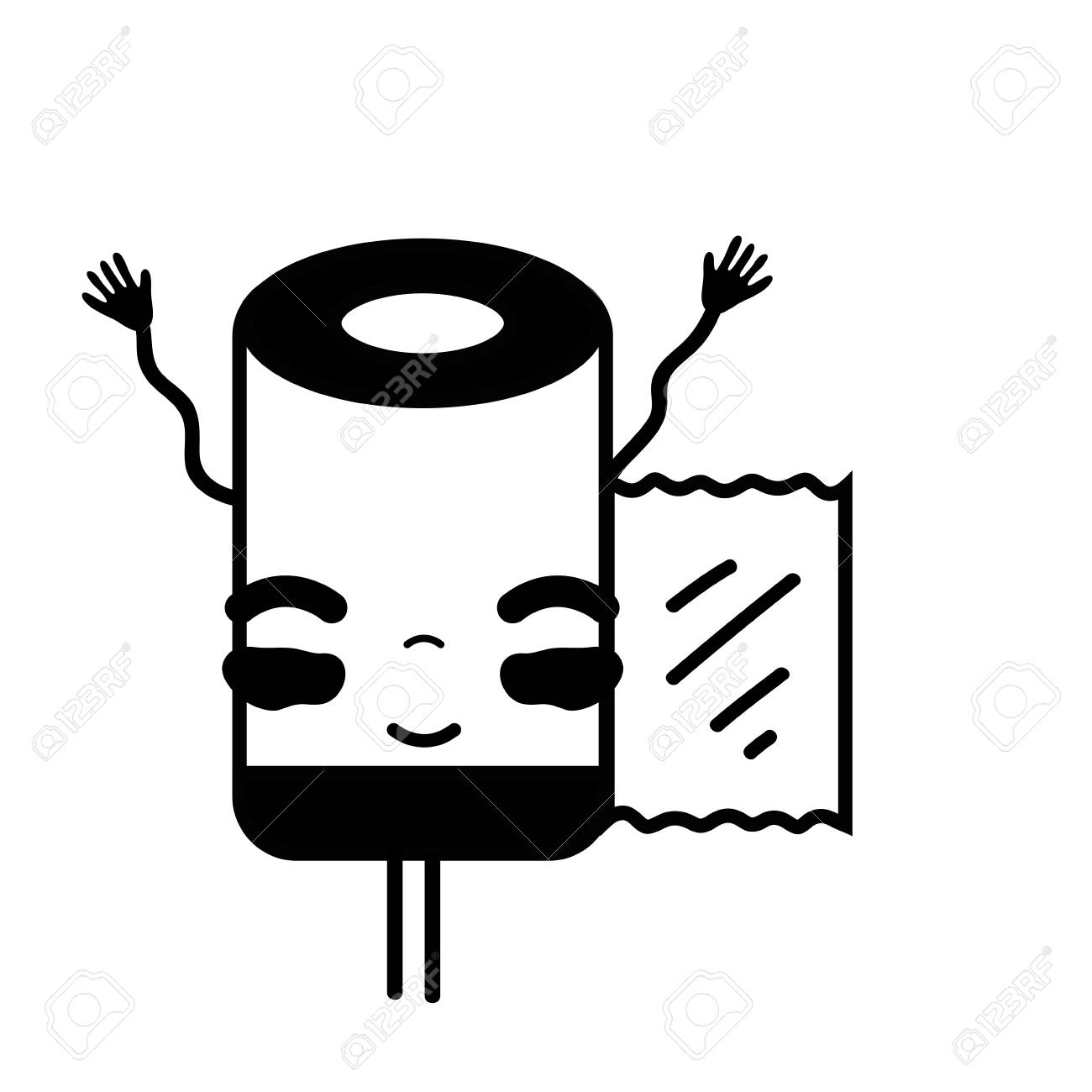 輪郭かわいいかわいい柔らかい錠剤医薬品薬のイラスト素材 ベクタ Image