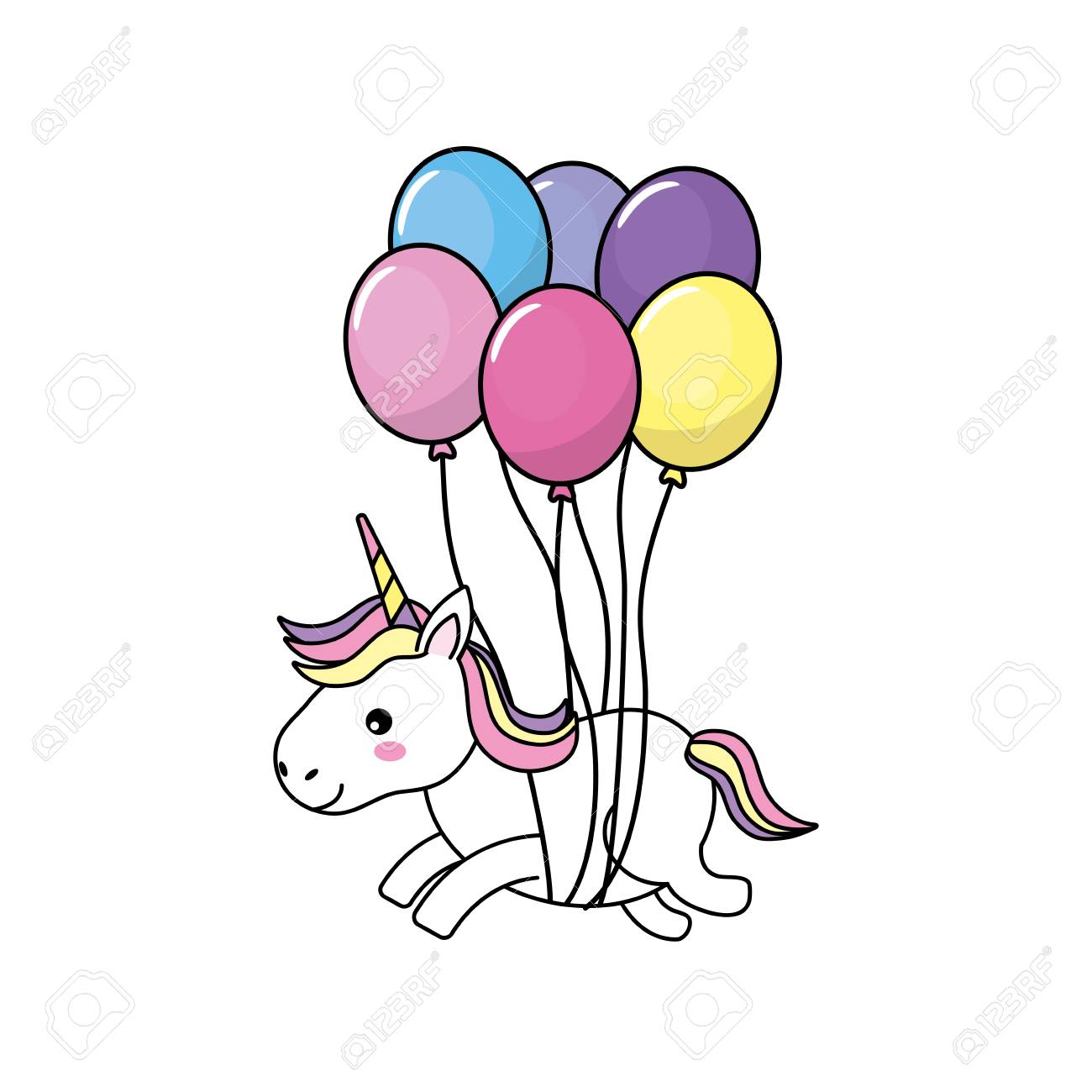 Unicorn balloons