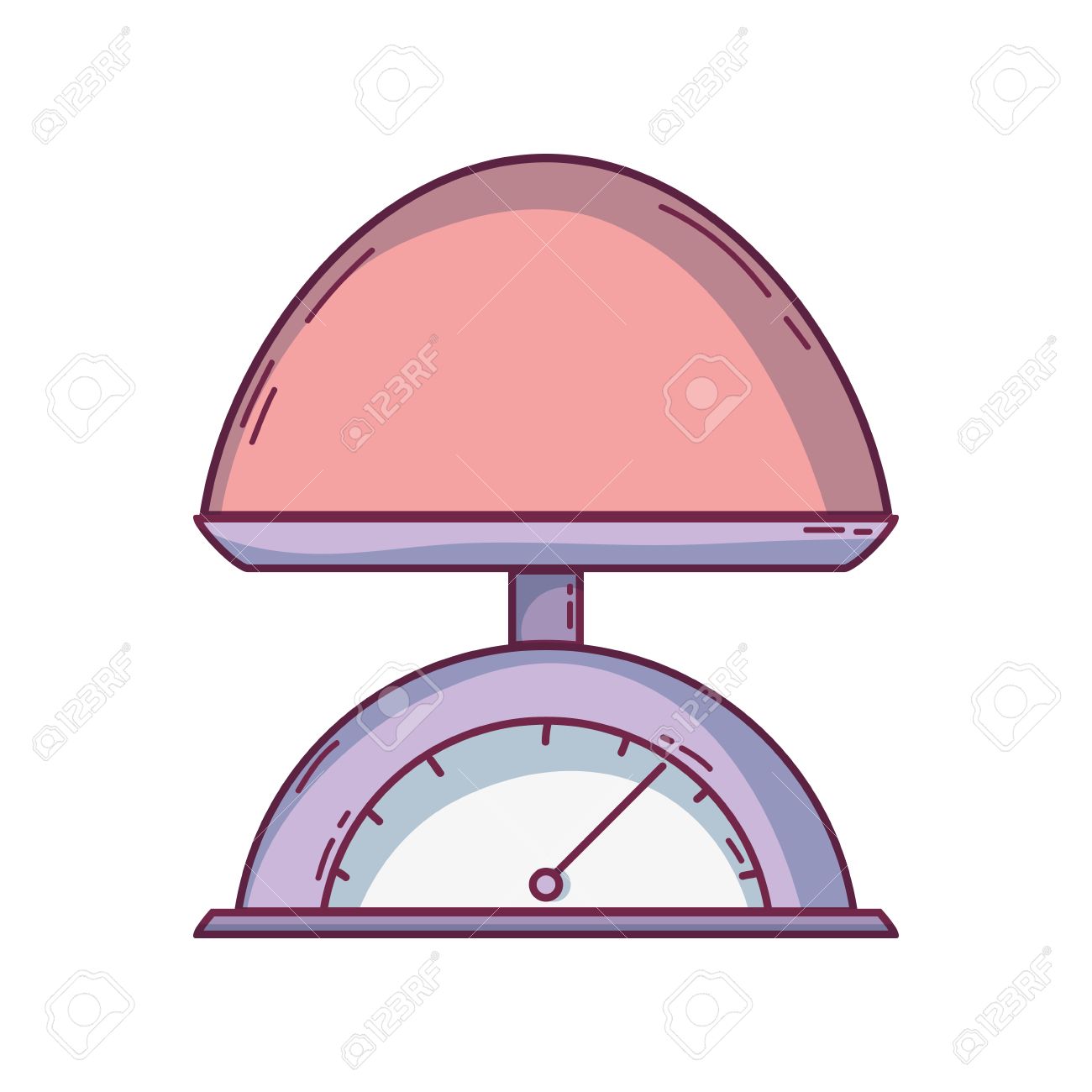 Cartoon Illustration Of Babies Weighing Scale Machine Balance Royalty Free Cliparts Vectors And Stock Illustration Image 7663
