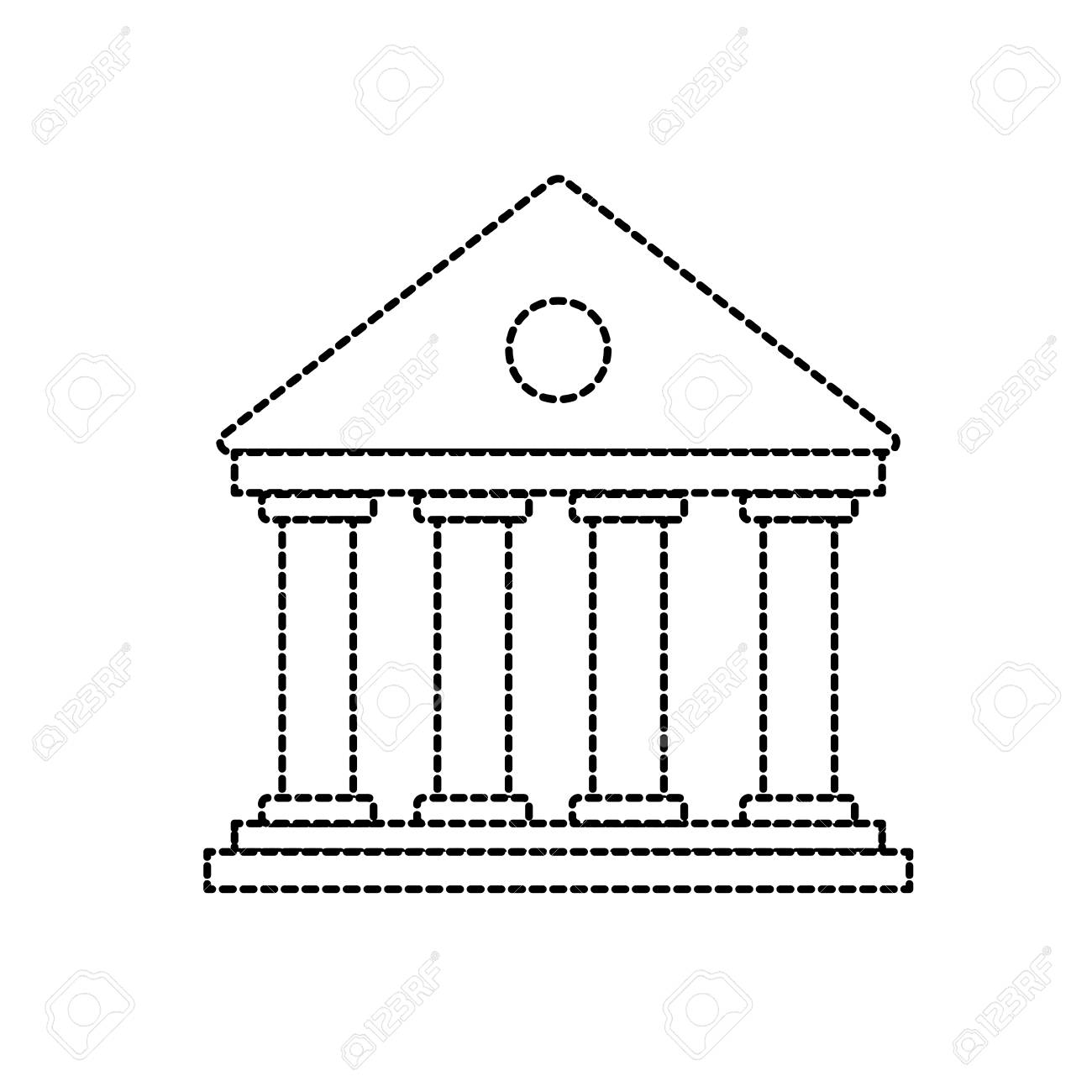 経済や金融口座のベクトル図に点線図形銀行のイラスト素材 ベクタ Image 経済や金融口座のベクトル図に点線図形銀行のイラスト素材 ベクタ Image