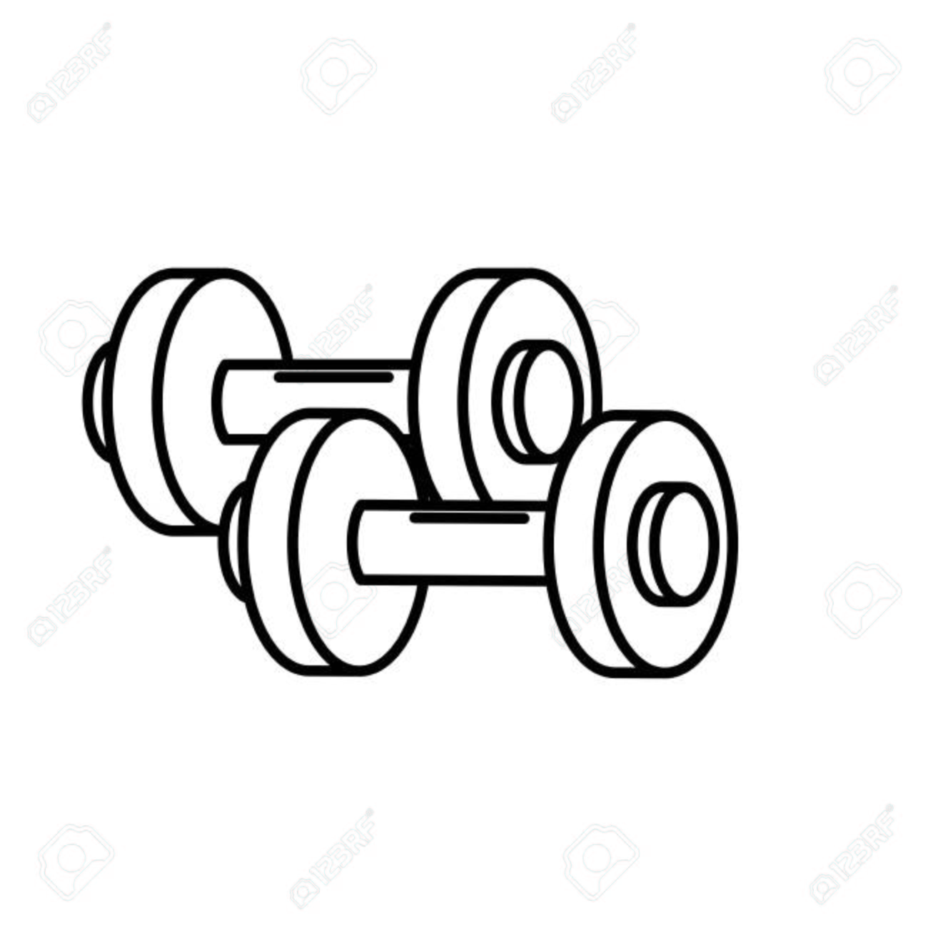 Metal Weight Of Heavy Object And Equipment Theme Isolated Design Metal Weight Of Heavy Object And Equipment Theme Isolated Design