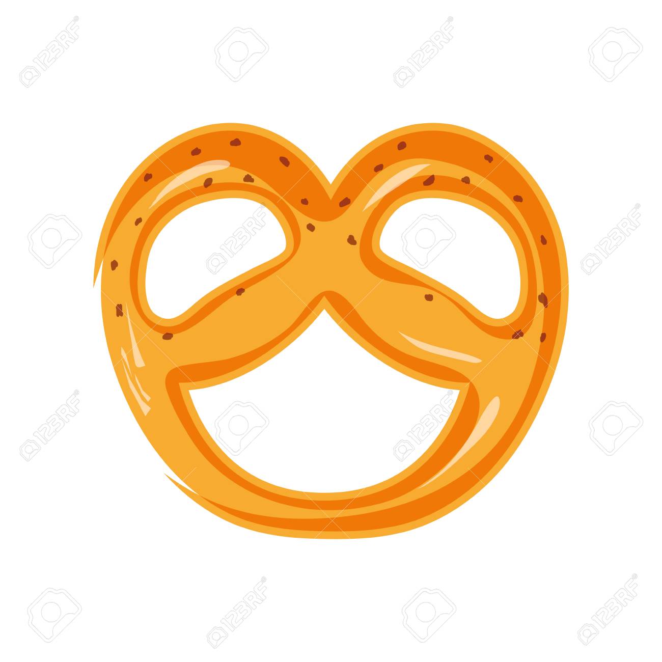 Pretzel Sweet Dessert Camel Food Vector Illustration Royalty Free SVG,  Cliparts, Vectors, and Stock Illustration. Image 89953247.